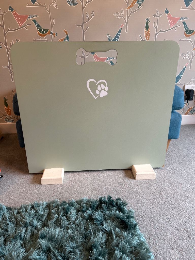 Wooden dog Guard for stair