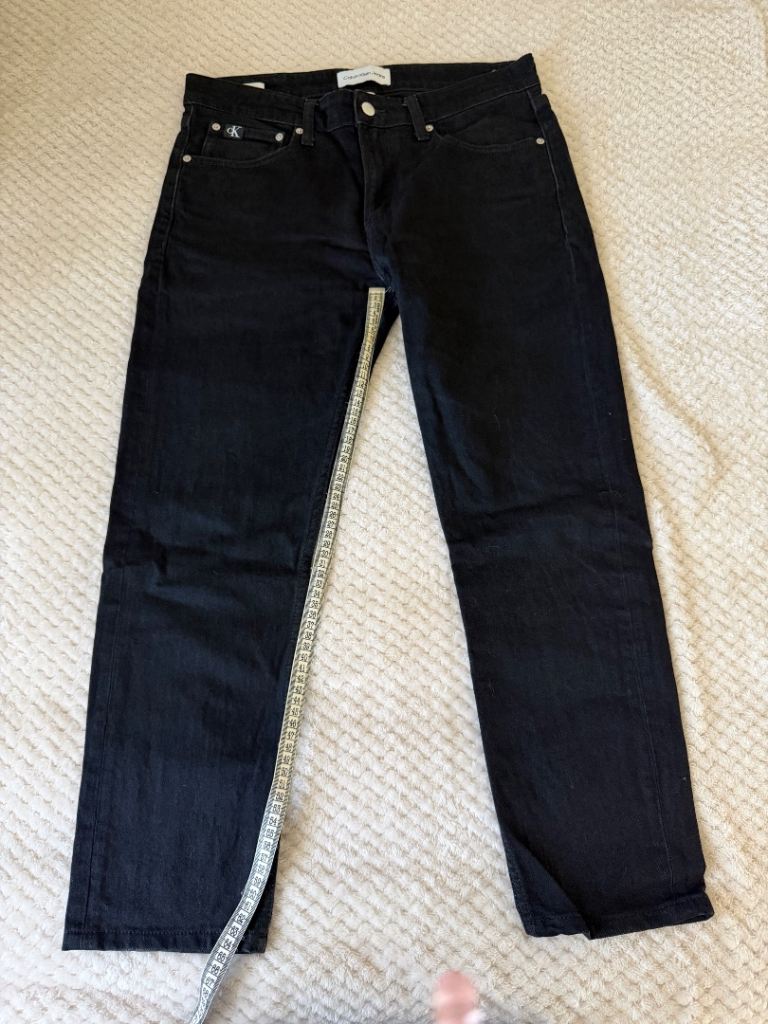 Calvin Klein Men's Black Denim Jeans W30L30