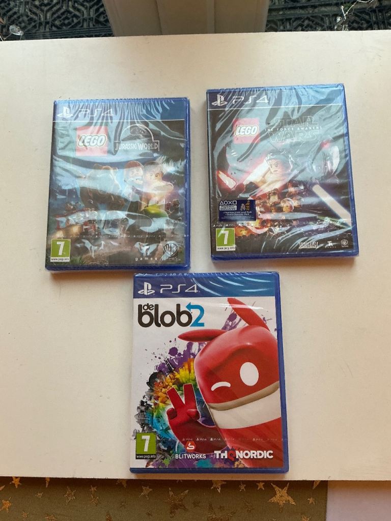 Three ps4 games brand new and factory sealed games 