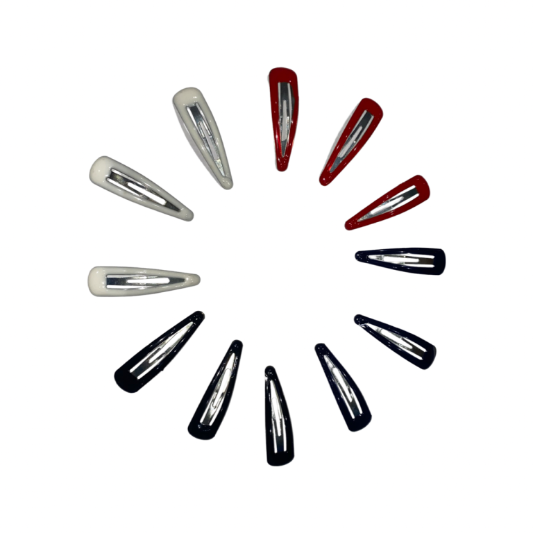 Snap Hair Clips – Wholesale Clearance – 12pc Packs – 20p Each