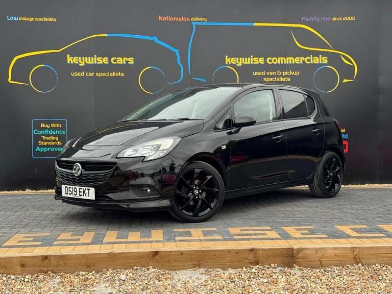 2019 Vauxhall Corsa 1.4i ecoTEC SRi VX Line Nav Black Euro 6 5dr HATCHBACK Petrol Manual