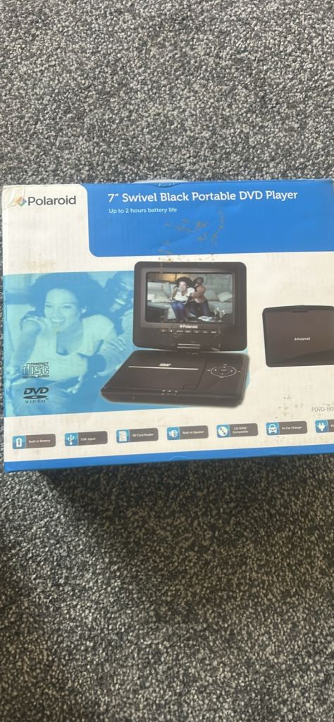 Travelling dvd player
