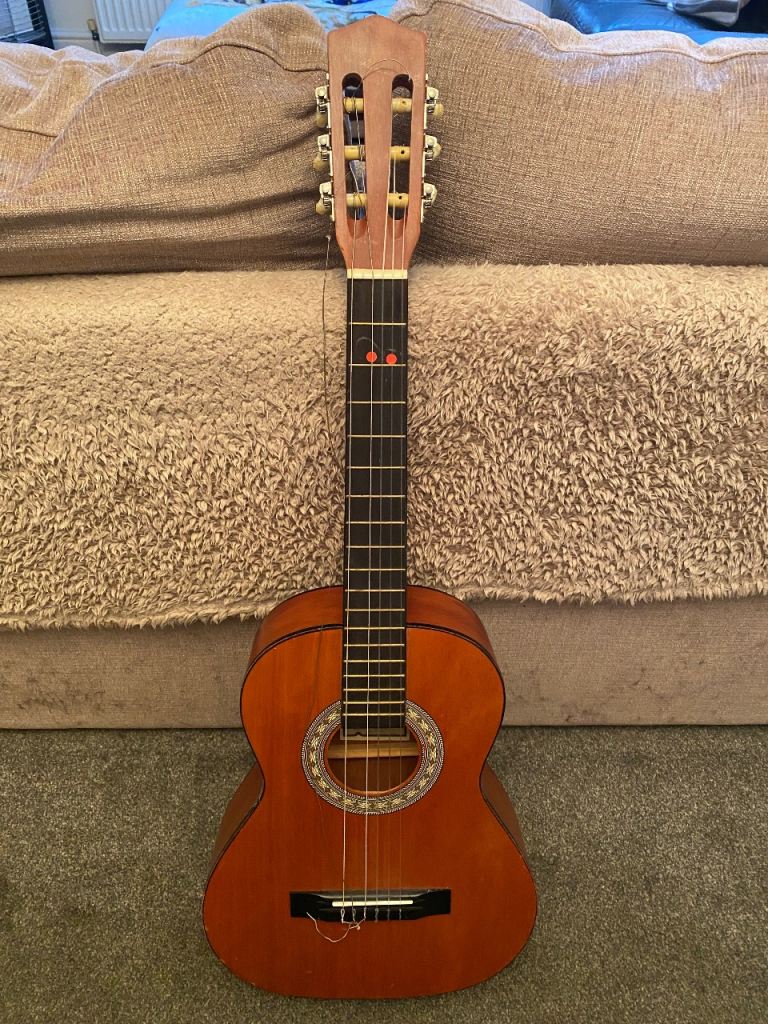 Vintage Hondo II H90N 1970s Acoustic Guitar Jap Brand Korea Made W/ Case VG Con