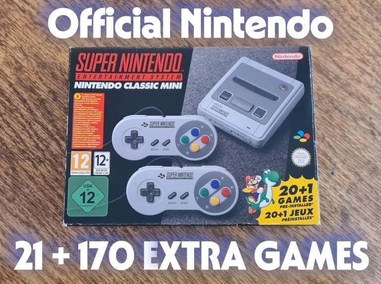 NINTENDO SNES Mini Classic 200+ games! Amazing Super Nintendo