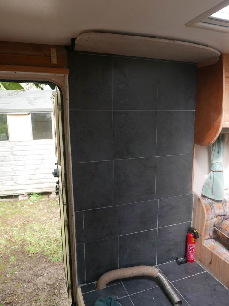 2-berth towable caravan with hearth