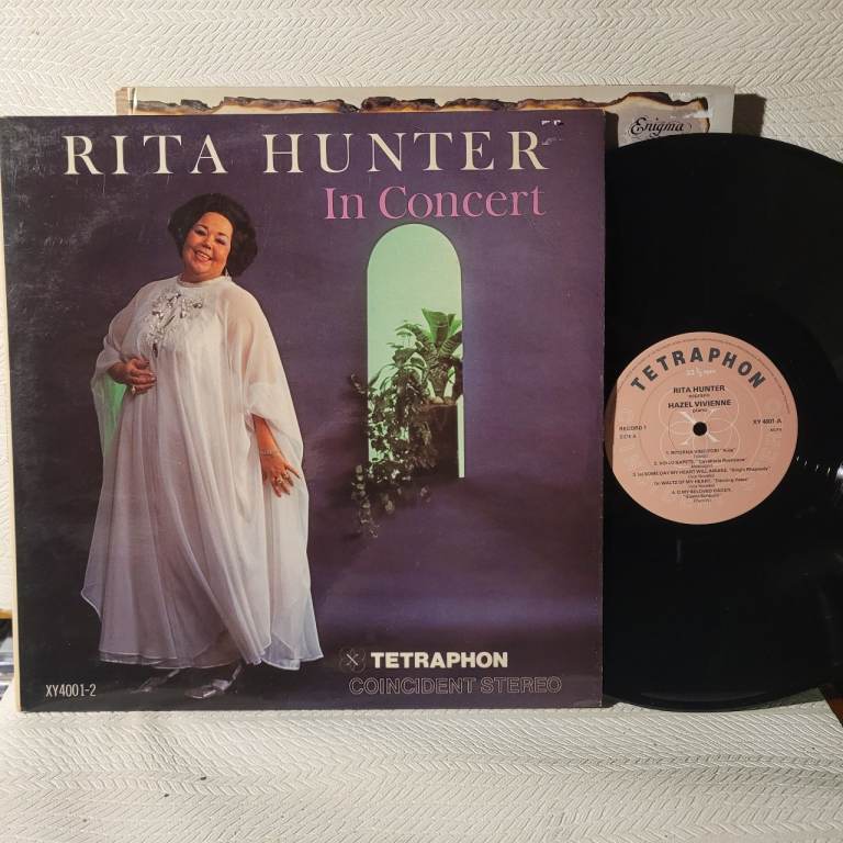 Rita Hunter "In Concert" TETRAPHON  2 x Vinyl Record, 1977 Live Recording. R1/15