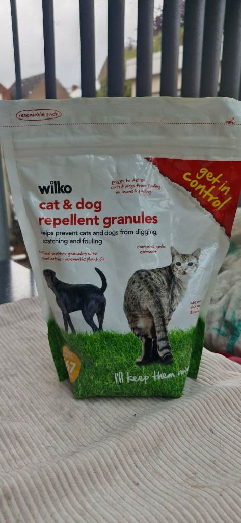 Wilko Cat and Dog repellent granules unused