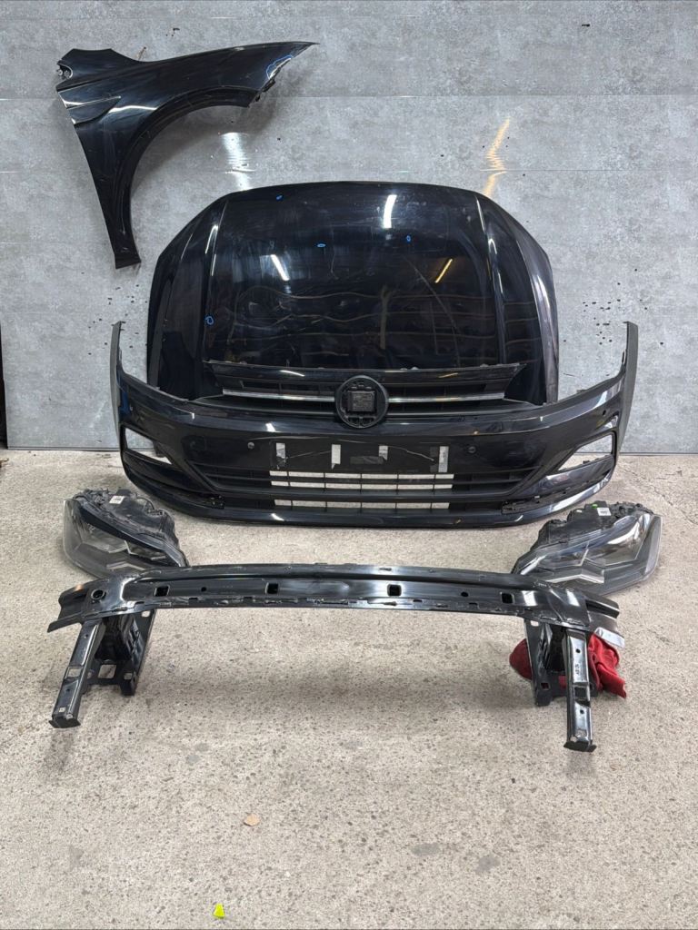 Vw Polo Bonnet Bumper Drivers Wing Both Headlamps Crash Bar 2018-2022