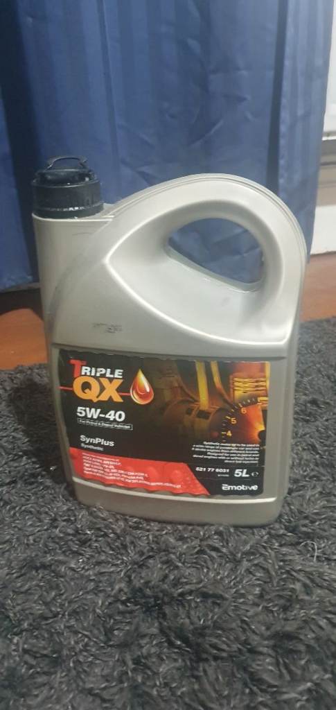 Triple QX 5W-40 Synthetic Engine Oil – 5L 