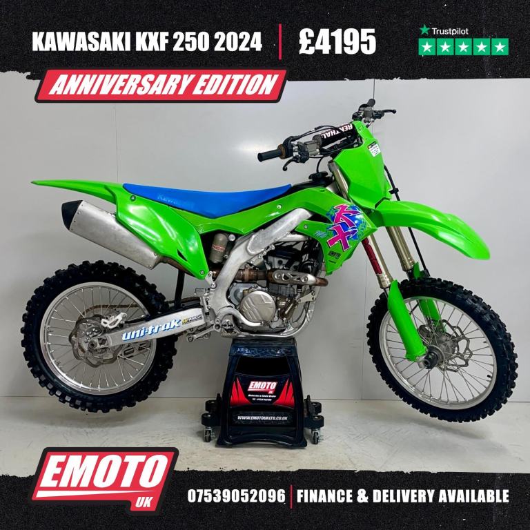 KAWASAKI KXF 250 2024 Motocross Bike 250cc @EmotoUK - Finance Available