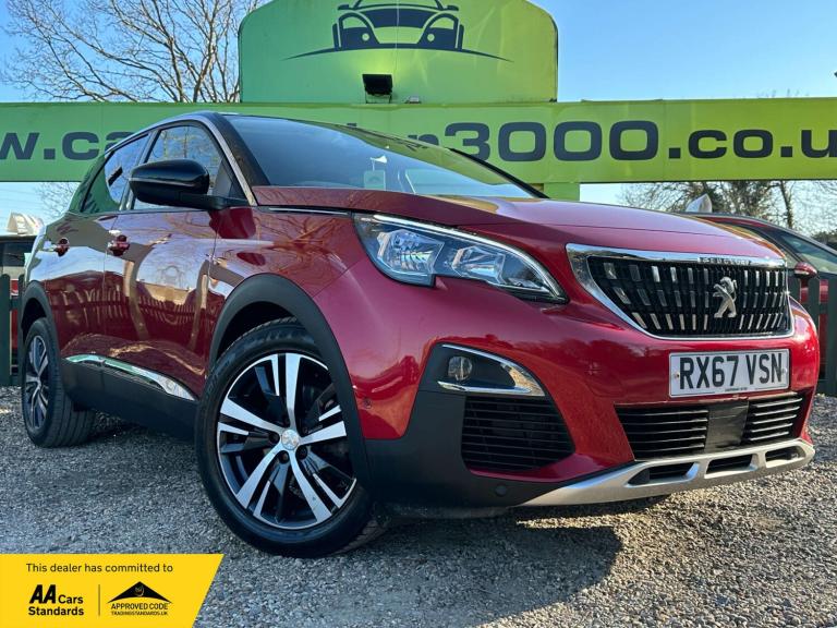 2017 Peugeot 3008 1.6 3008 Allure Blue HDi S/S 5dr SUV Diesel Manual