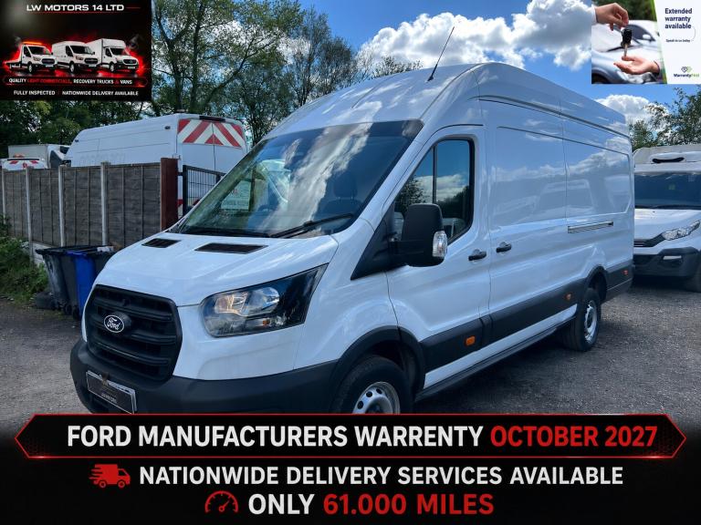FORD TRANSIT T350 129 BHP EXLWB EXHIGH ROOF JUMBO L4 H3 2024 74 REG EURO 6 ULEZ