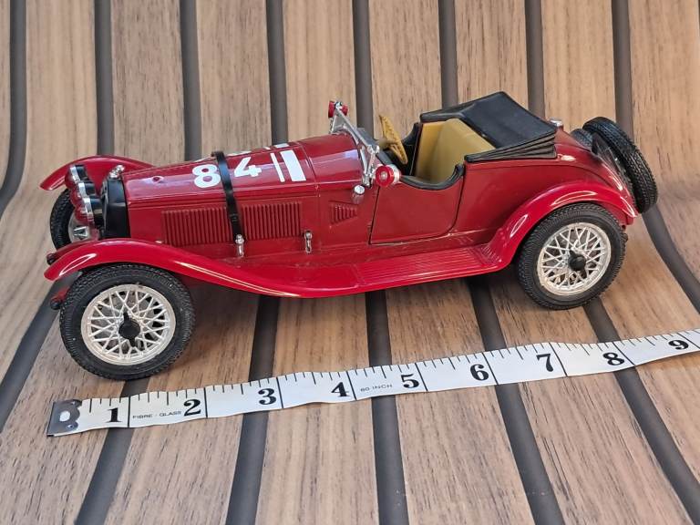 Vintage Polistil 1/16 scale model of the Alfa Romeo Alfetta 1750 6C.