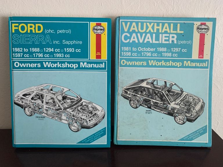 ** SOLD ** Haynes Owners Workshop Manuals - Ford Sierra & Vauxhall Cavalier
