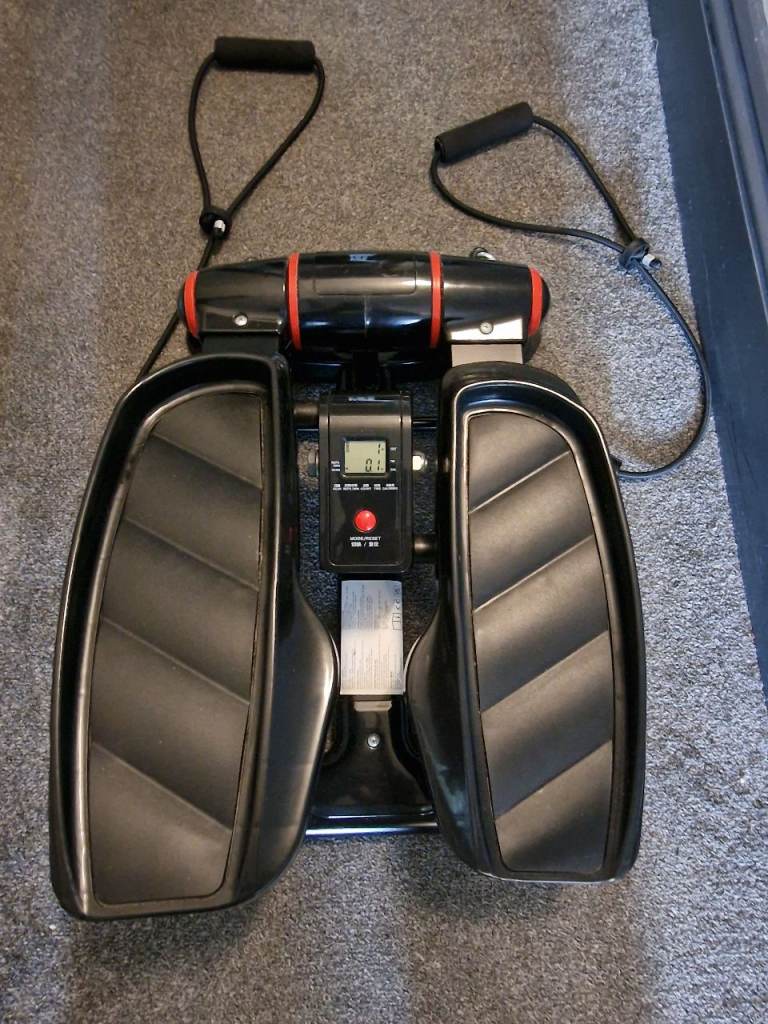 Proiron Mini Hydraulic Stepper with LCD Monitor and Resistance Bands