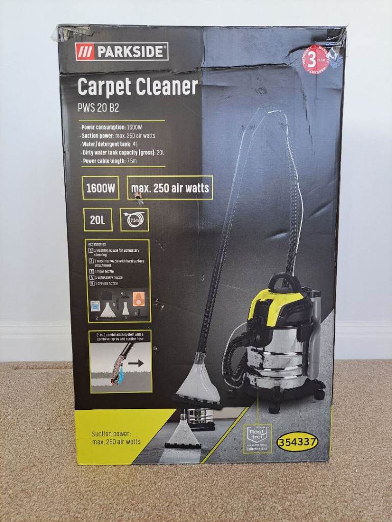 Parkside Carpet Cleaner PWS 20 B2 - used once