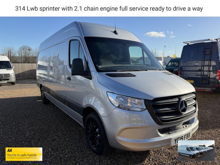 2019 Mercedes-Benz Sprinter 2.1 314 CDI Panel Van 5dr Diesel Manual RWD L3 H2 Euro 6 (143 ps) Pan...