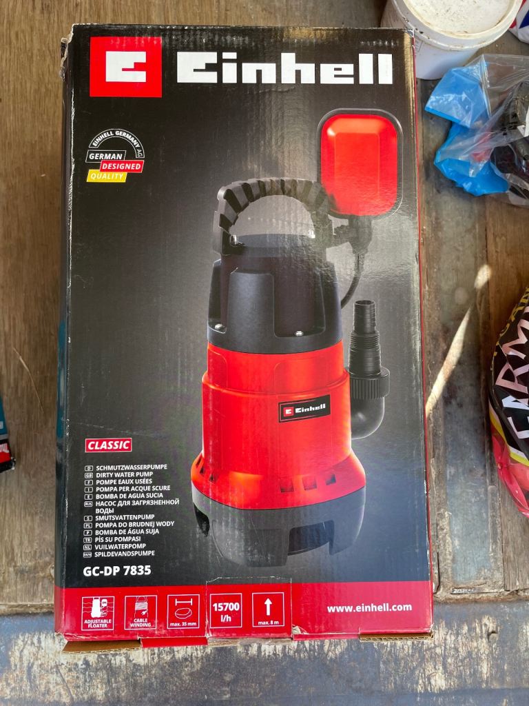 Water Pump, Submersible Einhell 240V