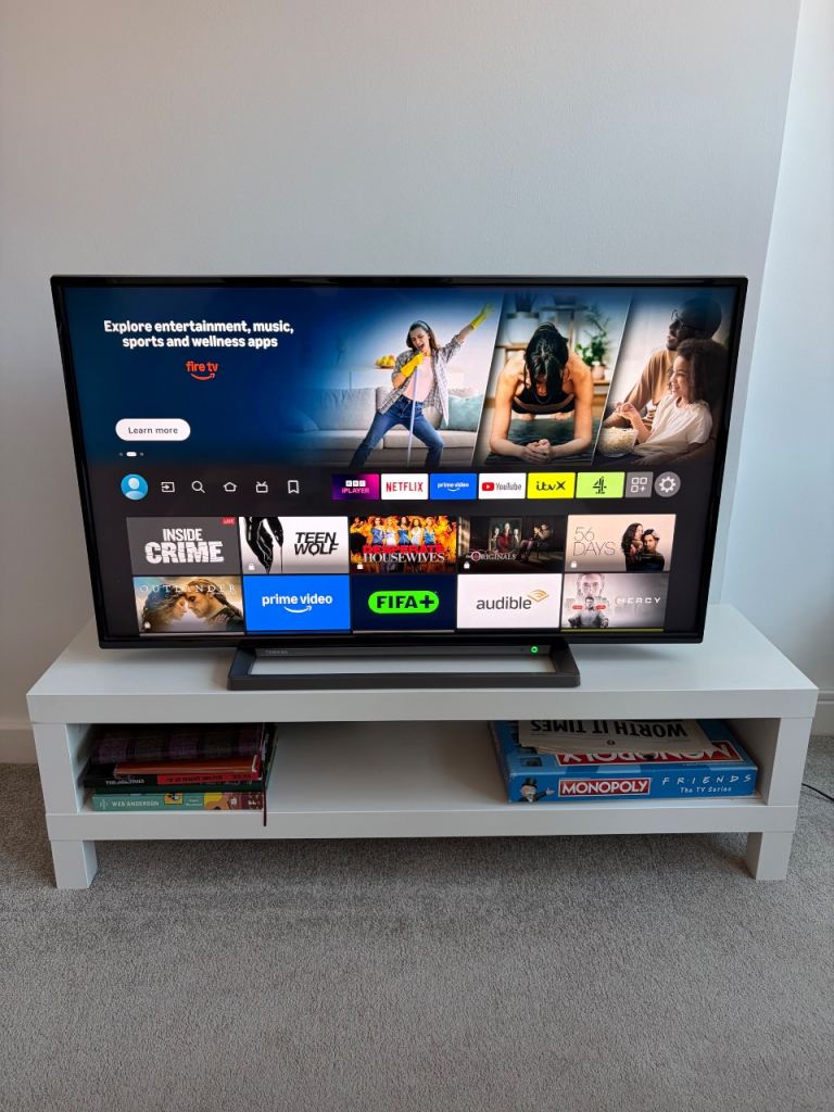 WHITE TV stand 