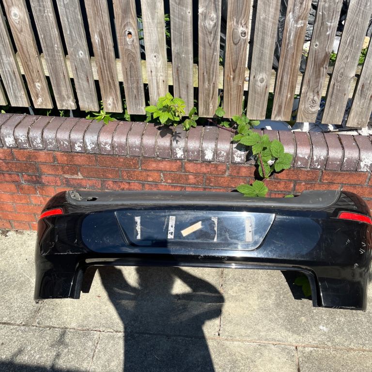 VW Golf Mk6 GTI GTD Rear Bumper Cover Deep Black OEM Genuine Volkswagen
