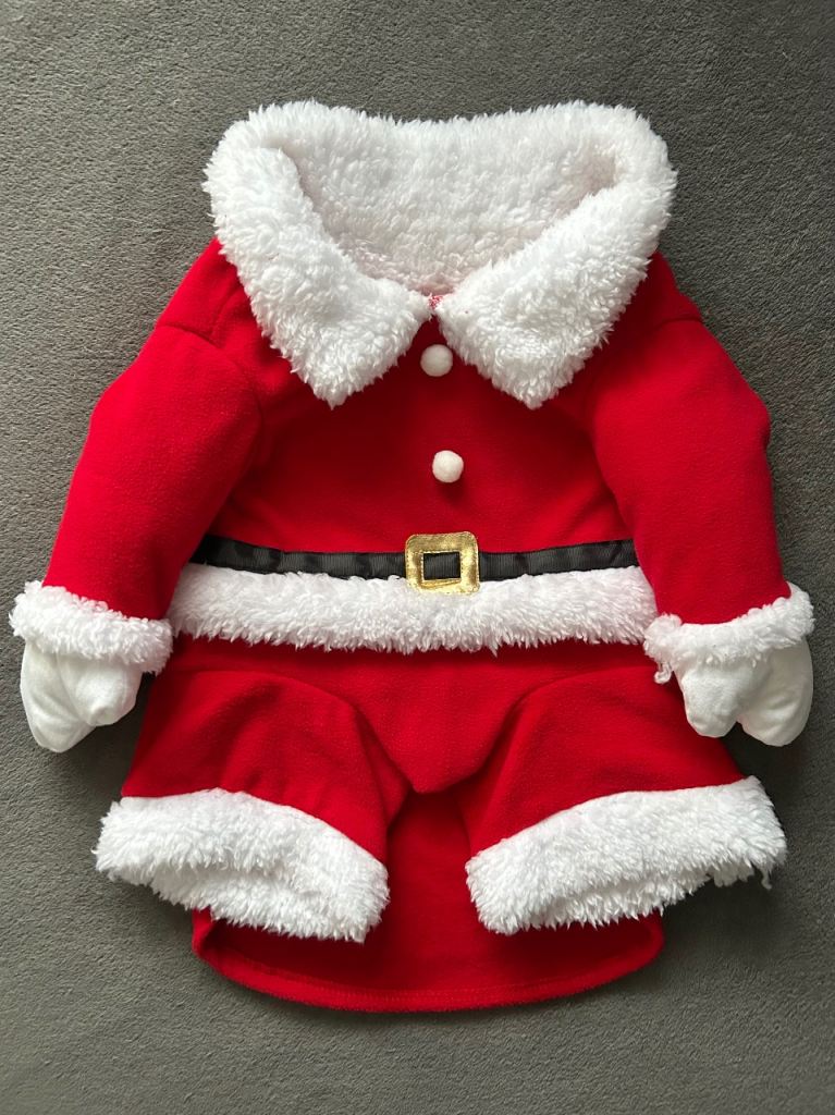 Santa Costume for Dogs Novelty Funny Christmas Pet Outfit - One Size