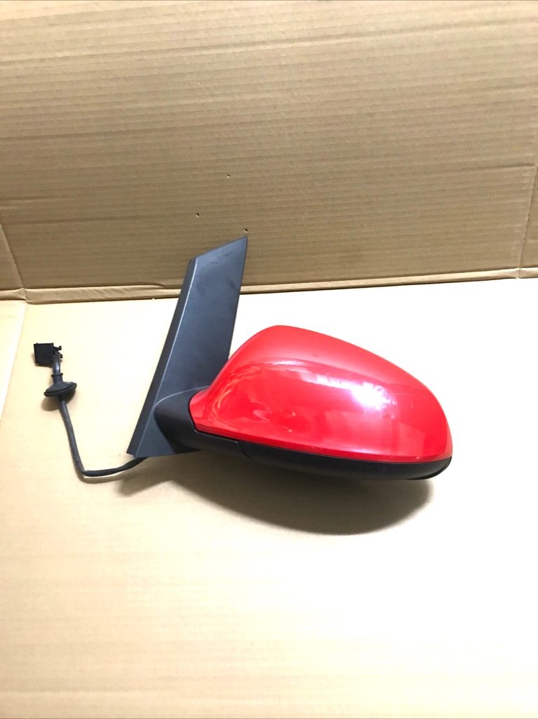 Vauxhall Astra J. Red Door mirror left side. 