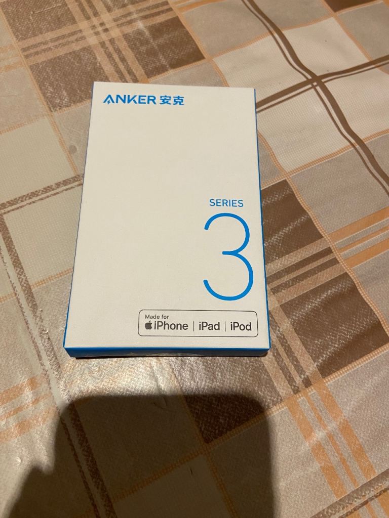 Anker 310 USB-C to Lightning Cable, 6ft Braided, Series 3, Black, Long Fast Charger, New