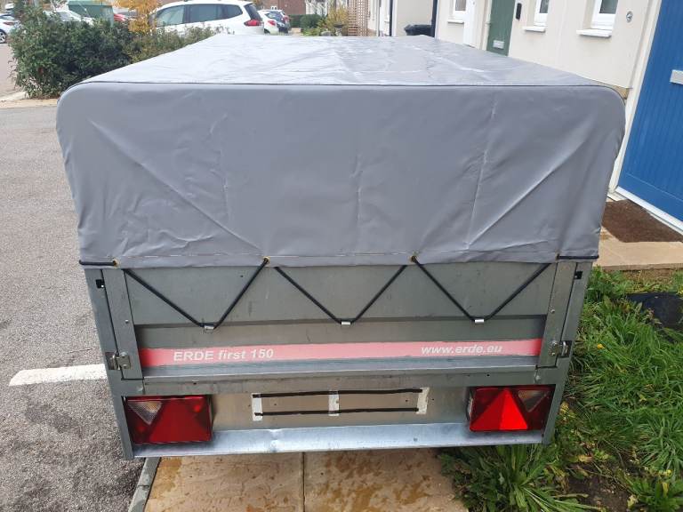 Erde First 150 Trailer with New high frame and cover 