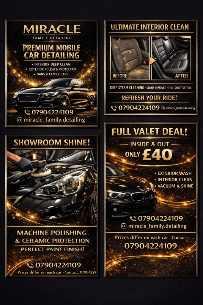 CAR VALETING /Detailing 