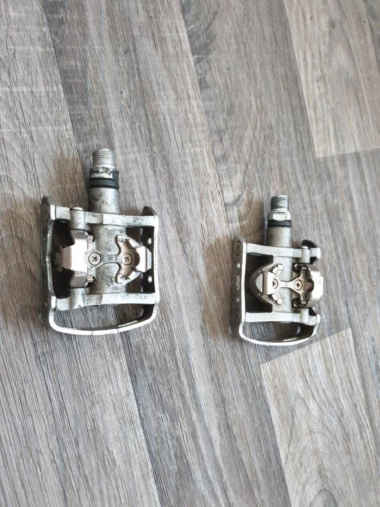 Shimano spd pedals - spd / platform - flat pedal