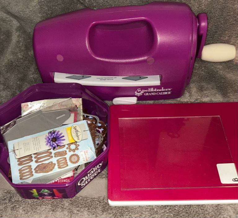 Spellbinders Grand Calibur Die Cutting Machine with Dies