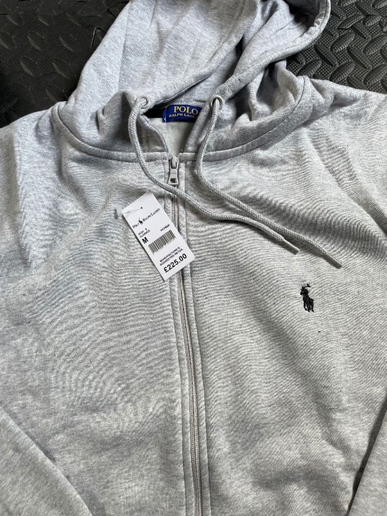 Polo Ralph Lauren Grey Tracksuit - Hoodie & Joggers, Brand New