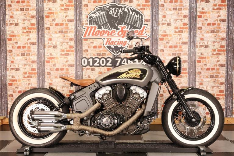 2016 INDIAN SCOUT MSR BOBBER - 6,170 MILES -  STUNNING CUSTOM BUILD