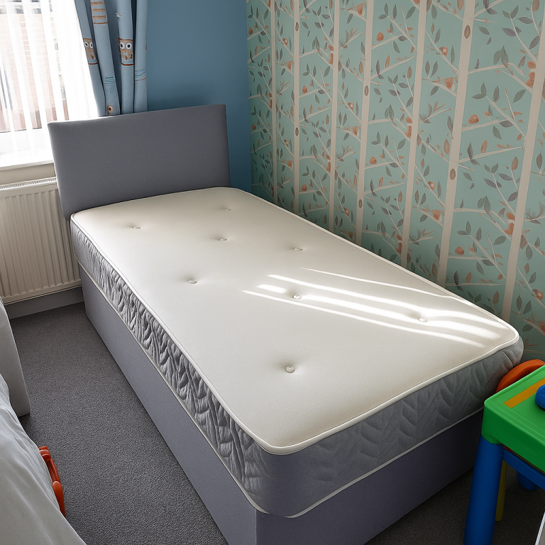 Modern Divan Bed with Headboard and Storage – Single, Double, King Sizes Available