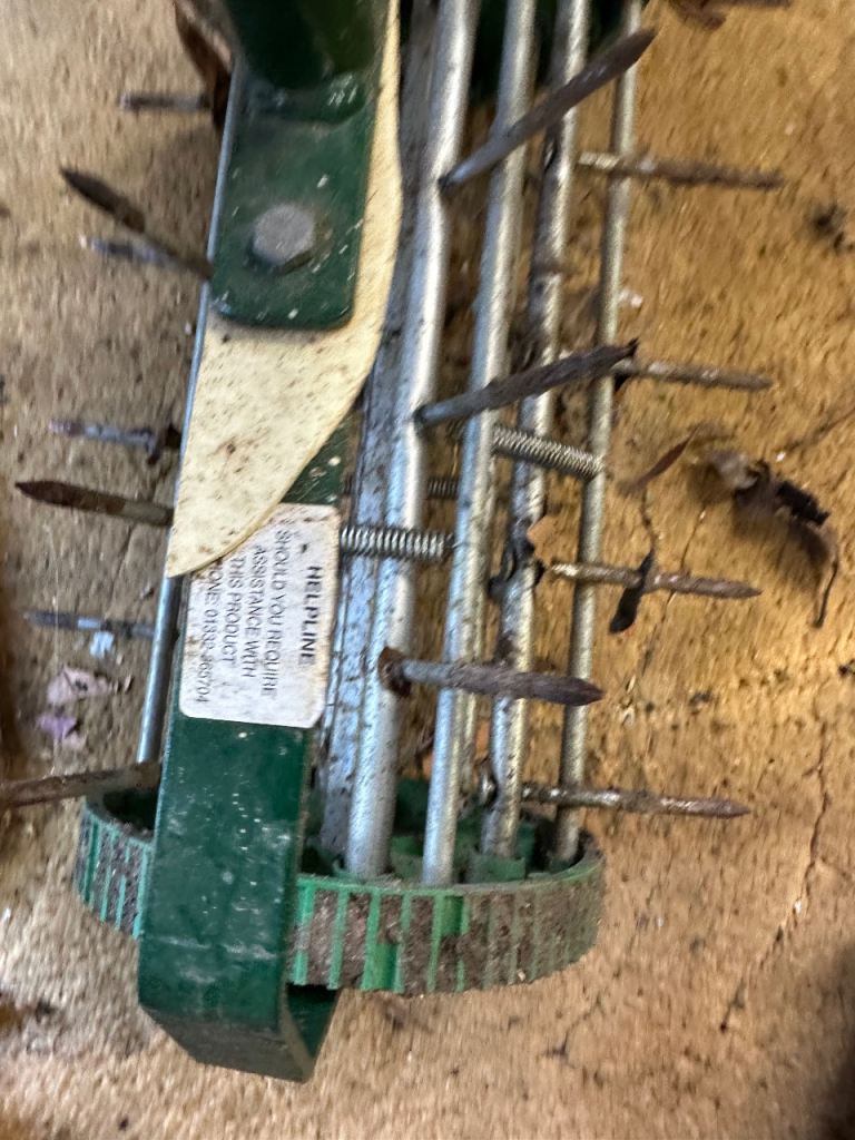 Manual Lawn Aerator – Spiked Garden Tool