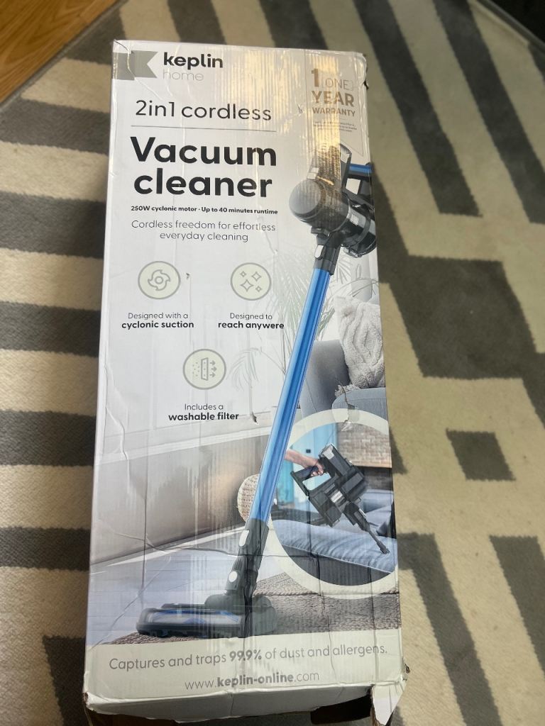 Cordless 2-in-1 Vacuum Cleaner Keplin – Brand New