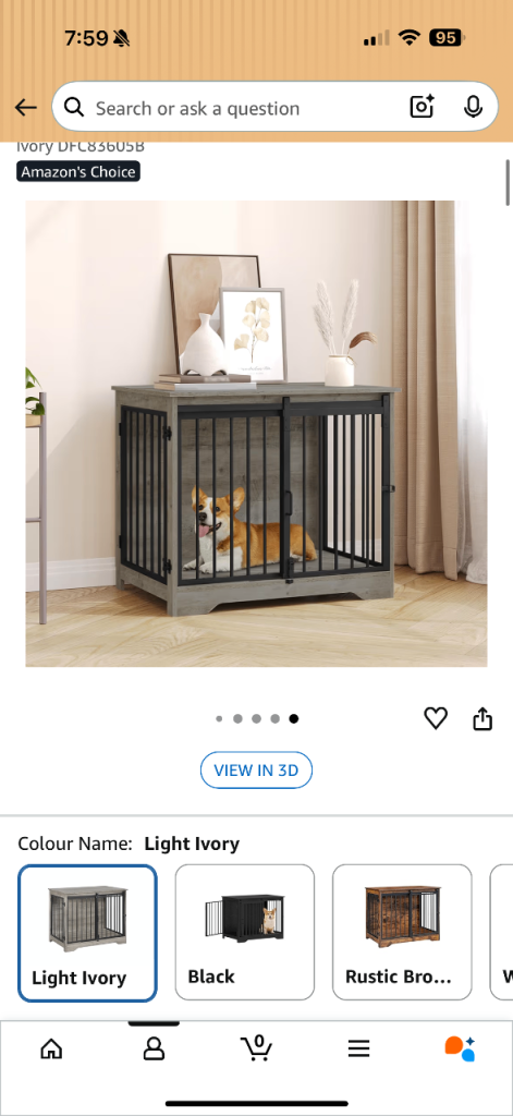 Dog Crate Furniture , Anti-Chew Anti-Escape