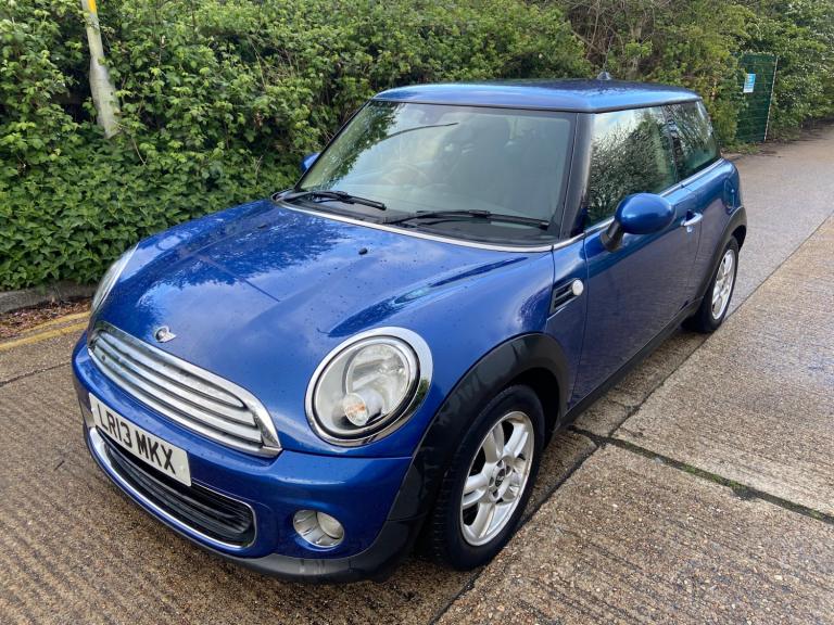 2013 MINI Hatch 1.6 One 3dr Auto Blue 34k Miles Years MOT Warranty HATCHBACK Petrol Automatic