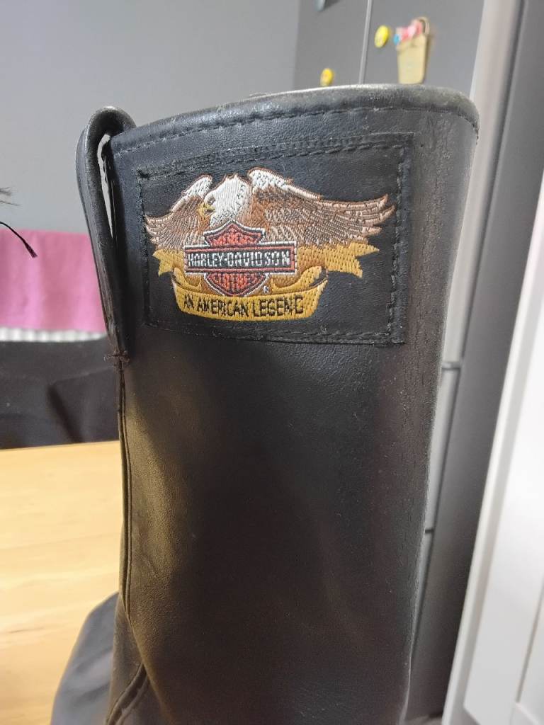 harley davidson mototbike boot size 11