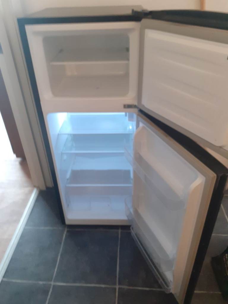Small Black Freestanding Fridge Freezer - Good Condition