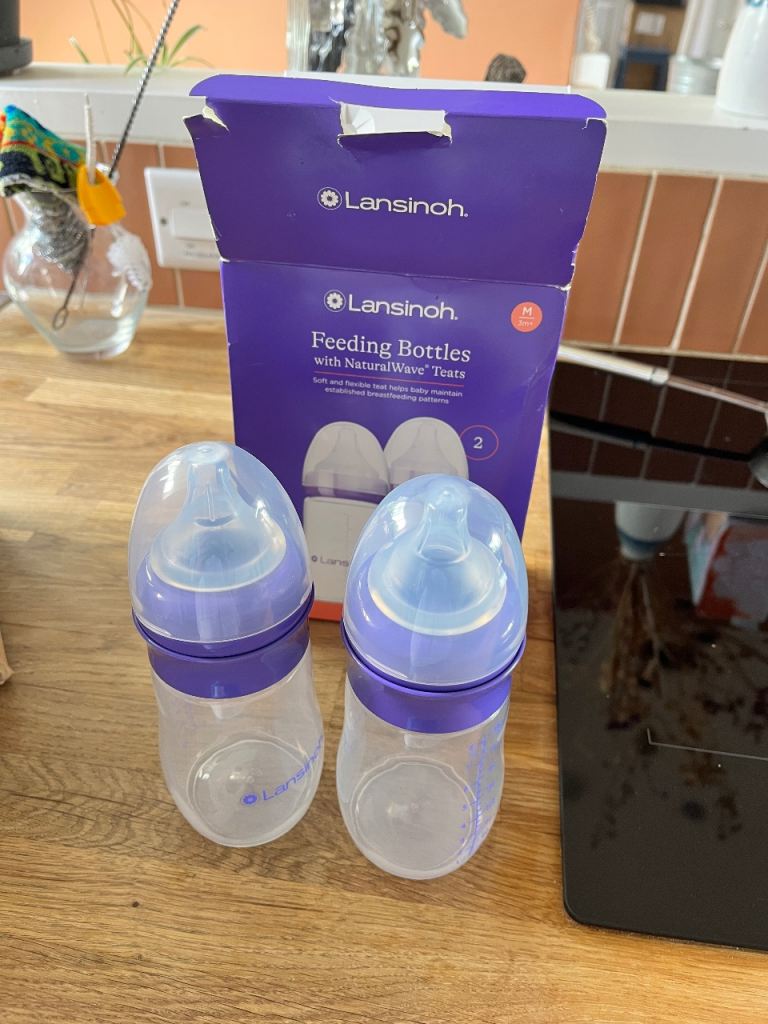 Lansinoh Feeding Bottles NEW 