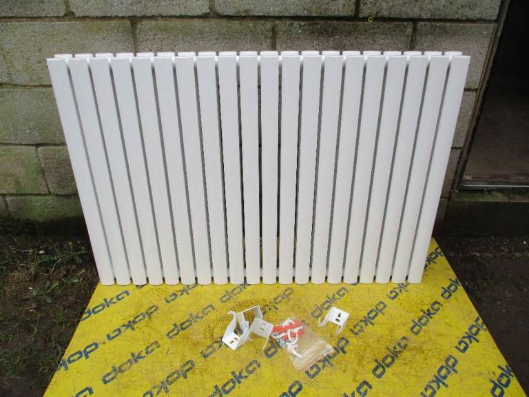 Milano Aruba Double Horizontal Radiator White 1180mm x 800mm