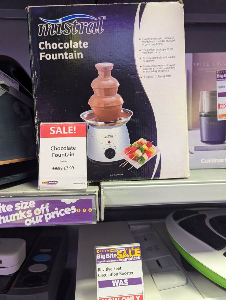 Mistral chocolate fountain 