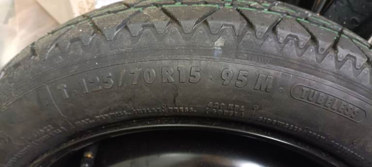 Toyota safety wheel & tyre 