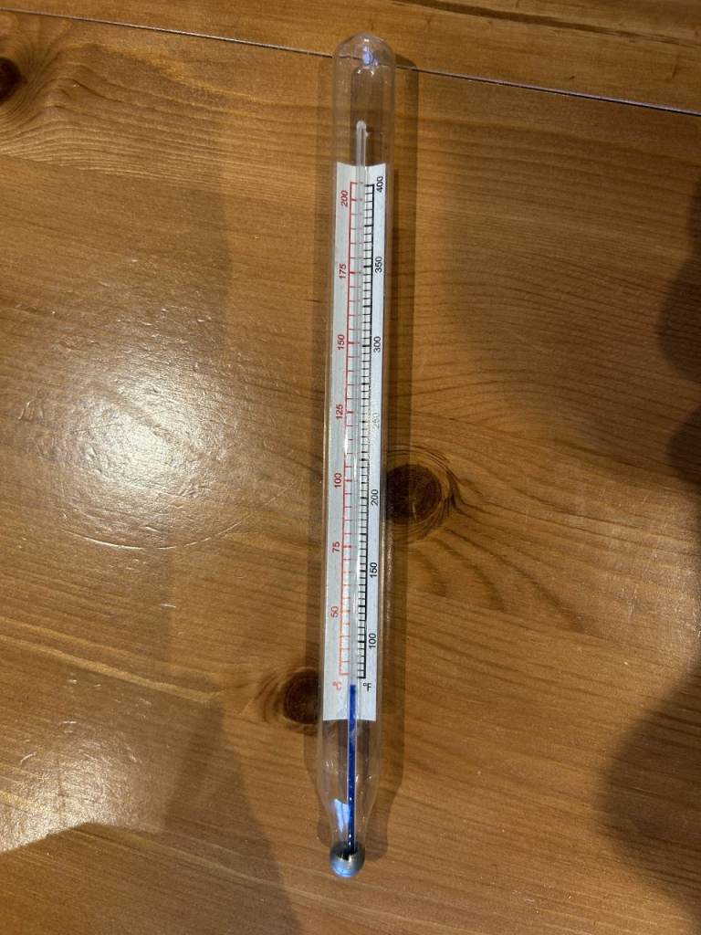glass candy or jam thermometer