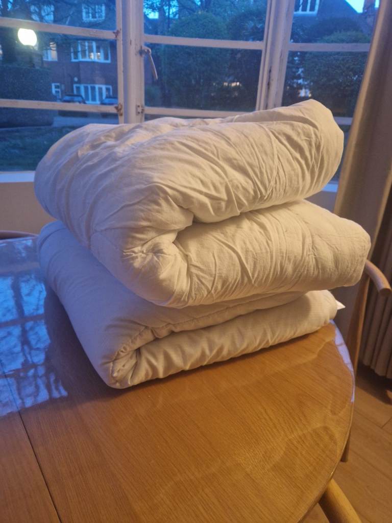 2 x Clean Used Double Duvet good condition