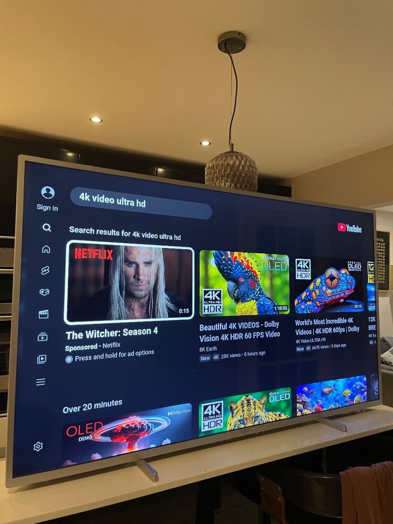 Phillips 65 inch Smart 4K Ultra HD TV