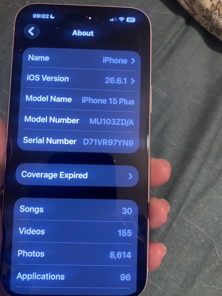 Apple iPhone 15 Plus - Pink, Good Condition