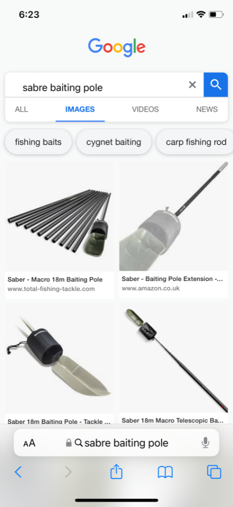 sabre baiting pole