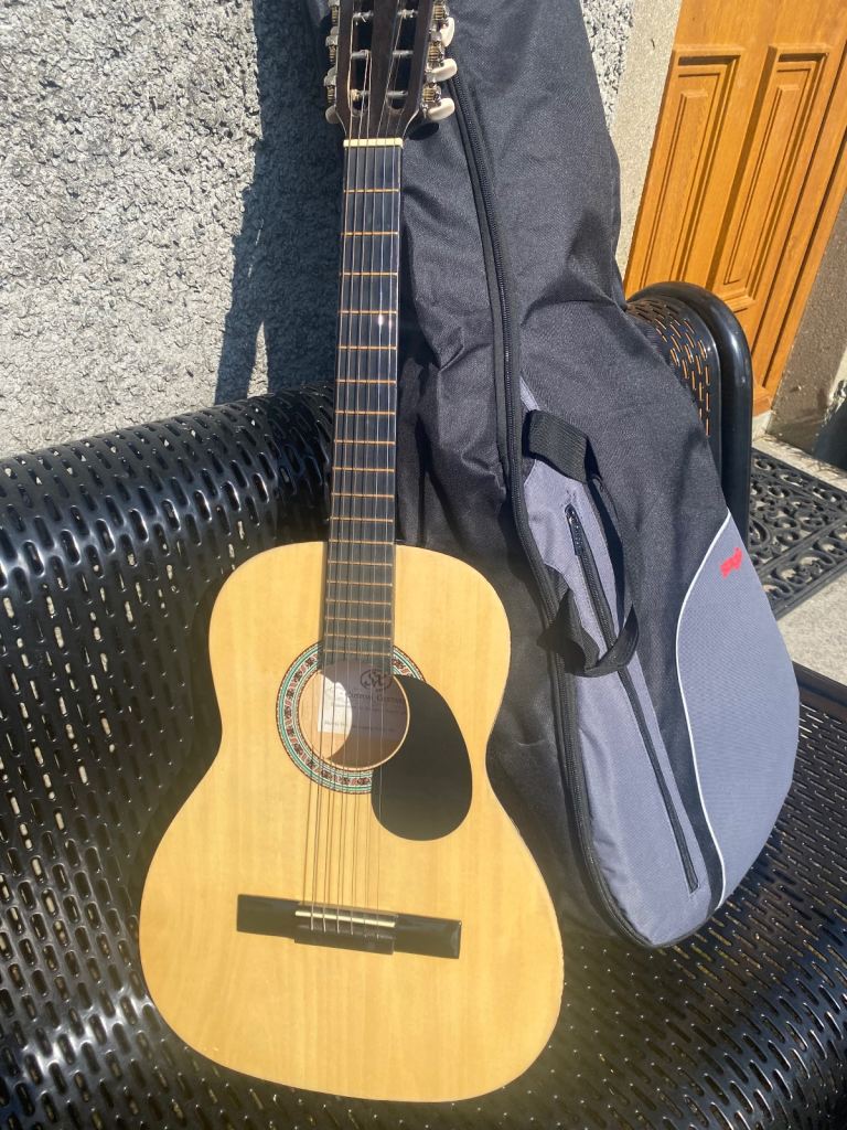 image for Small Guitar with Backpack - superb Xmas present!!